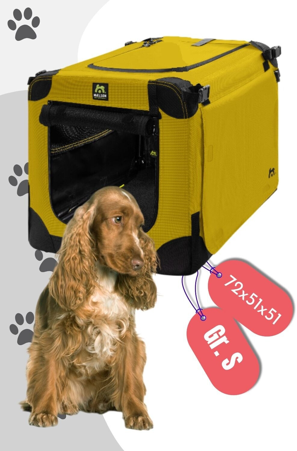 Maelson Caisse de transport pour chien