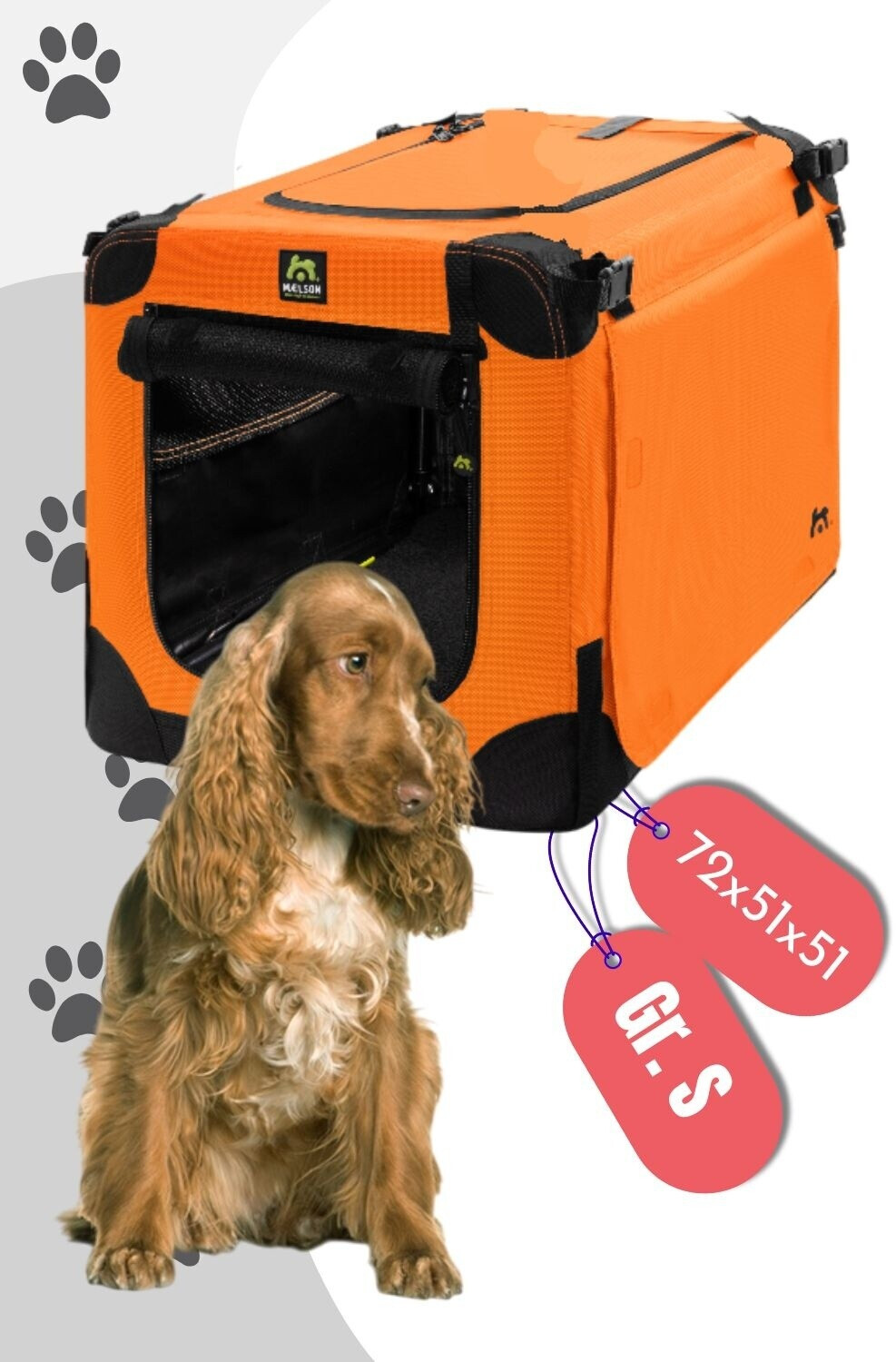 Maelson Caisse de transport pour chien Maelson Caisse de transport pour chien