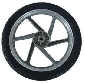 Berg Rad 6-Speichen grau 2.75x17 links