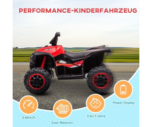 HomCom Elektro Quad für Kinder 12V mit USB-Anschluss MP3-Musikplayer ab € 106,16 | Preisvergleich bei