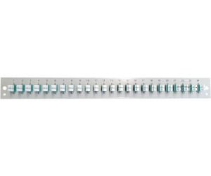 EFB-Elektronik Bestückte Frontblende mit 24 x LC Duplex Kupplung OM3 schwarz (SB-FP-S-24SC-S-OM3)