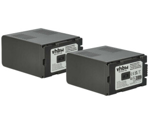 vhbw 2x Akku kompatibel mit Hitachi DZ-MV230A AG-DVC15 DZ-MV200A DZ-MV208E DZ-MV200E Videokamera Camcorder (5400 mAh 7,4 V Li-Ion)