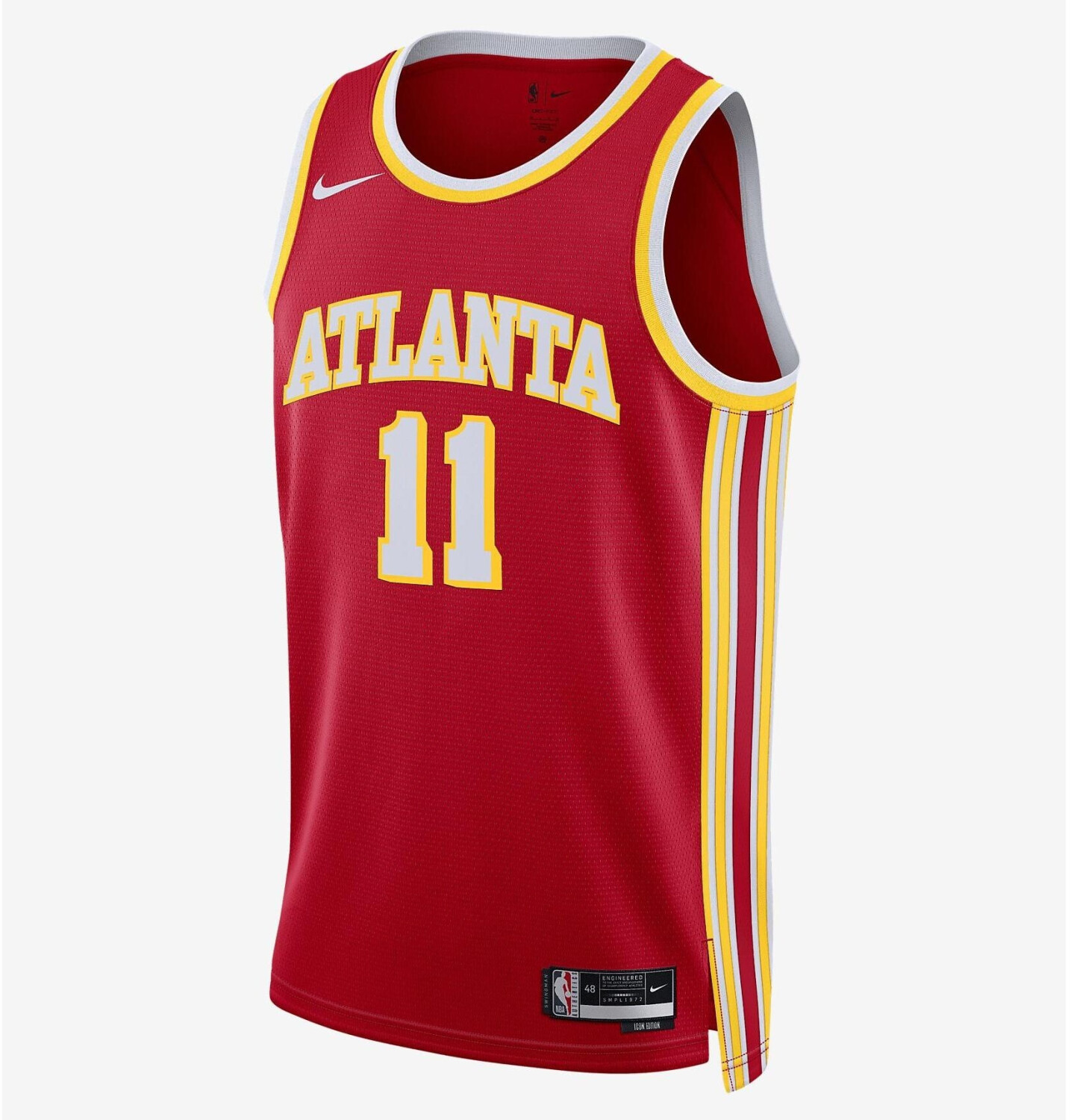 Nike Atlanta Hawks Icon Edition 2022/23 Dri-FIT NBA Swingman Trikot für ...