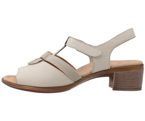 Sandales Ara Lugano-S En Cuir - Taille 36.5 - Talon 4 Cm - Beige - Neuves Avec Emballage