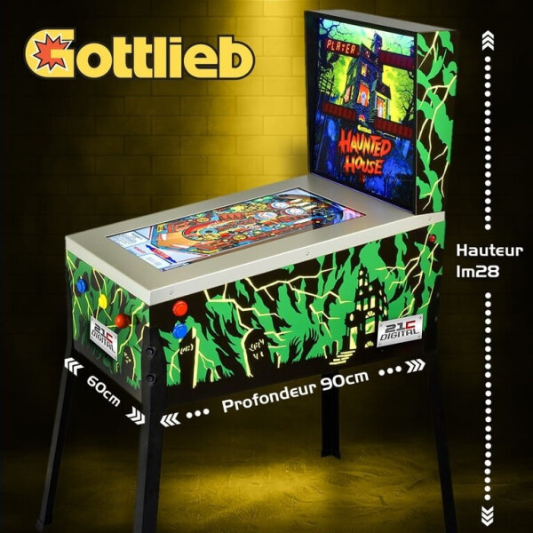 Arcade1Up Pinball Haunted House, Bild 2