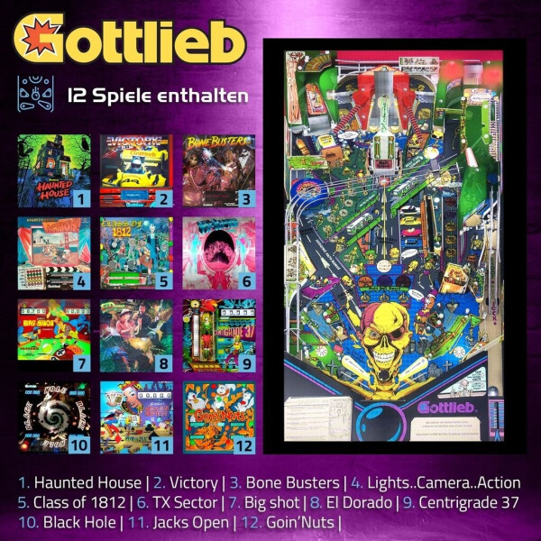 Arcade1Up Pinball Haunted House, Bild 5