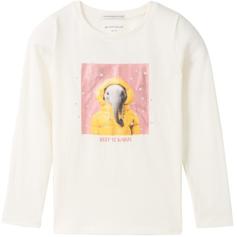 TOM TAILOR Jungen Langarmshirt Mit Dino-Print – Nachhaltige Baumwolle, Regular Fit
