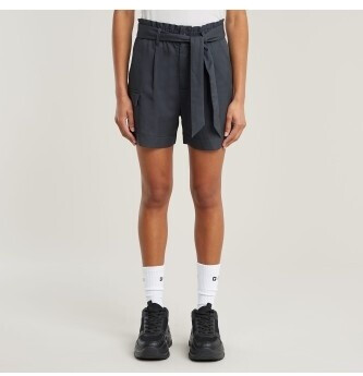 Pantaloncini G-Star Paperbag Per Donna - Vita Alta, Morbidi, Look Originale