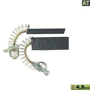 EUROPART Kohlen wie Bosch 00154740 4,8mmAMP für Siemens Motor Waschmaschine WaschTrockner, Bild 2