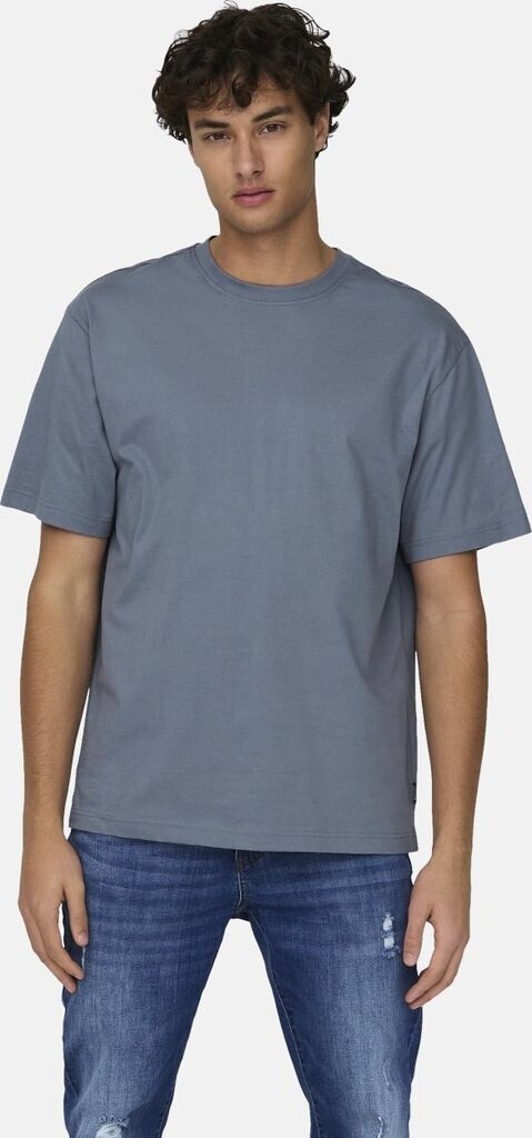 T-shirt Homme ONLY & SONS Onsfred Life RLX SS Tee Noos - Marque Danoise, Coupe Décontractée