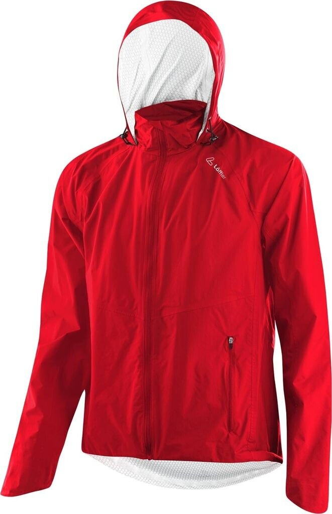 Löffler Jacket With Hood CF WPM Pocket red 551