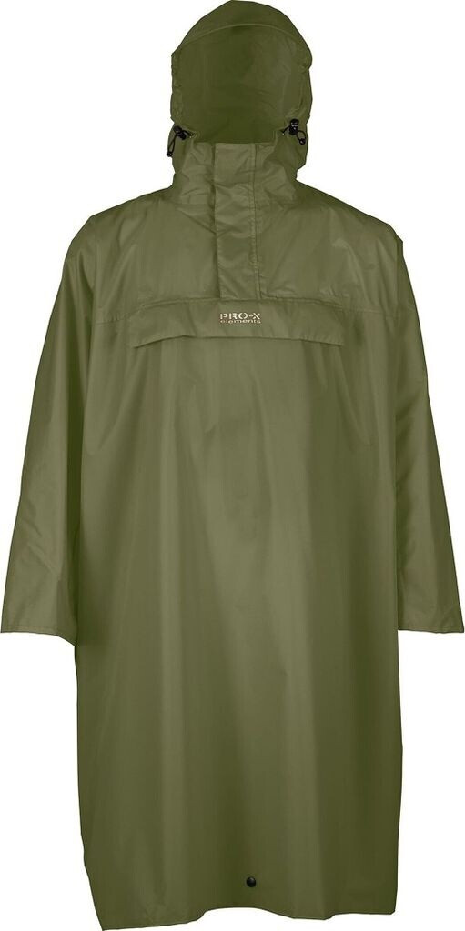 PRO-X elements Regenponcho AROSA Laurel Oak-grün