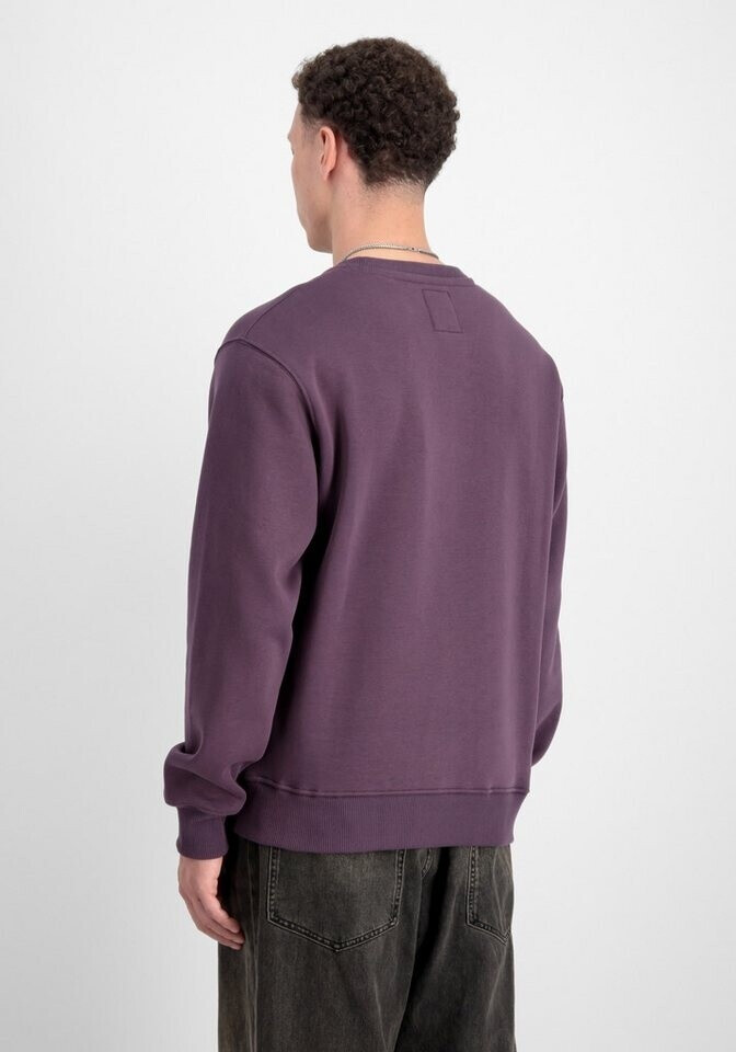 Alpha Industries Sweater Small Logo plum Polyester Herren-Pullover