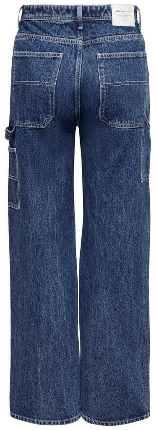 ONLY Dames Jeans Onlwest Hw Carpenter Wide Leg - Stoere Wijde Carpenter Jeans Met Hoge Taille