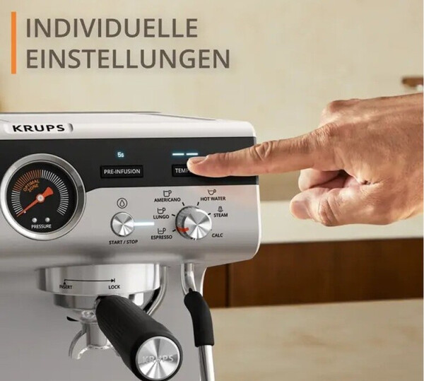 Krups Precision Plus XP804T10 Edelstahl, Bild 2