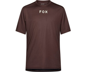 Fox Racing Ranger S S Jersey Wordmark Radtrikot cocoa