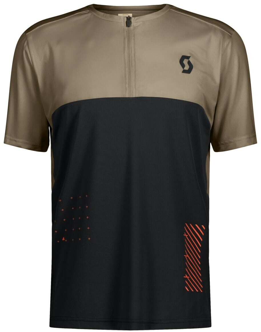 Scott Trail Vertic Zip SS Jersey beige
