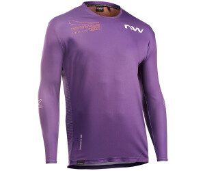 Northwave Edge Radtrikot langarm lila orange