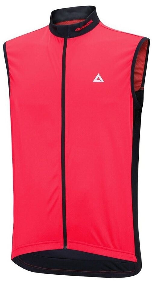 Airtracks Fahrradtrikot Ärmellos Comfort Line rot schwarz