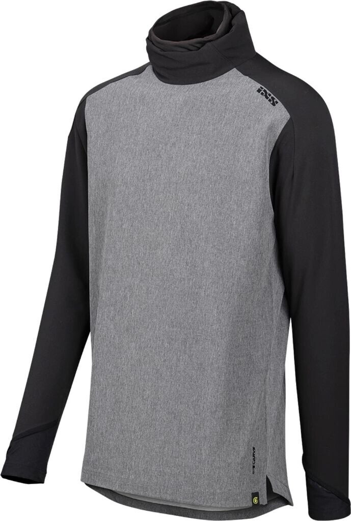 IXS Carve Digger Kapuzenpullover graphit schwarz