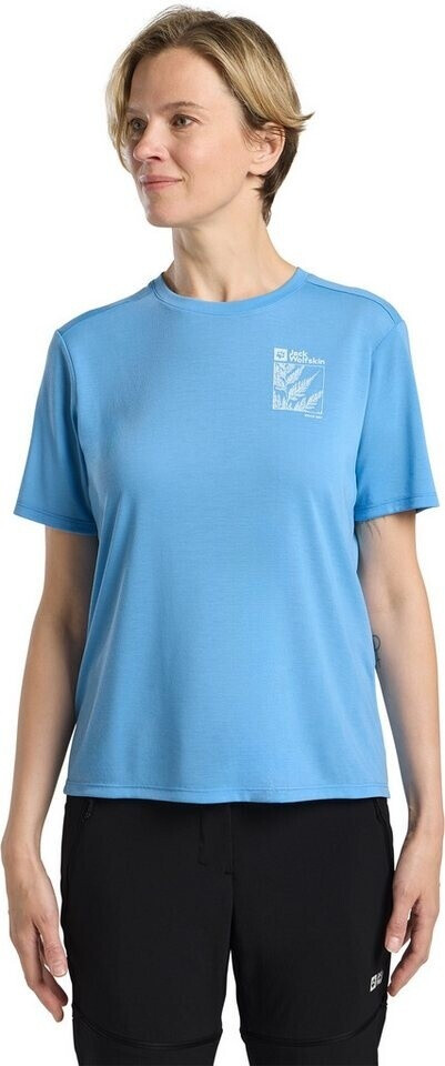 Jack Wolfskin Vonnan Graphic T explore mid blau T0240