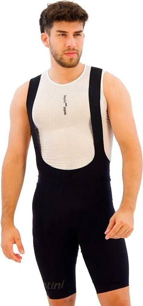 Santini Sensation Bib Shorts Radhose schwarz nero