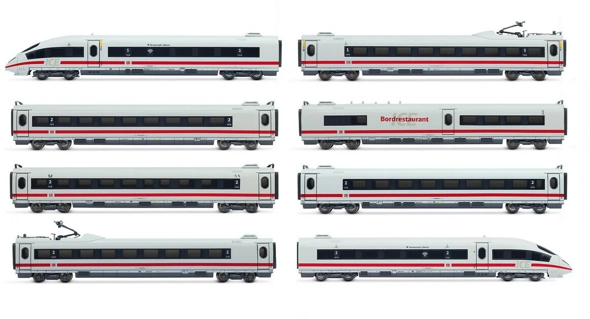 Arnold N 8-teiliger Personenzug 403 ICE 3 der DB AG (HN2612) ab