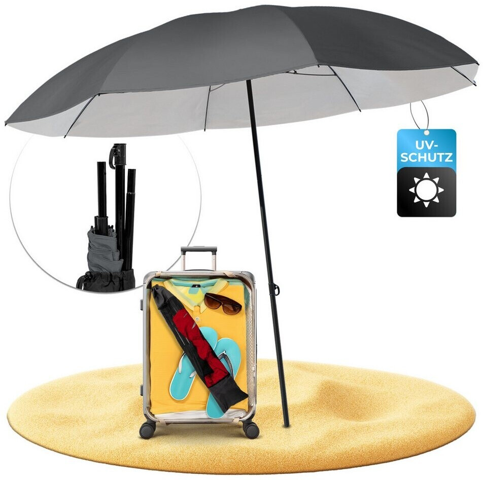 Umenice Sonnenschirm UPF 50+ – Ultralight & Windfest Für Strand & Reise