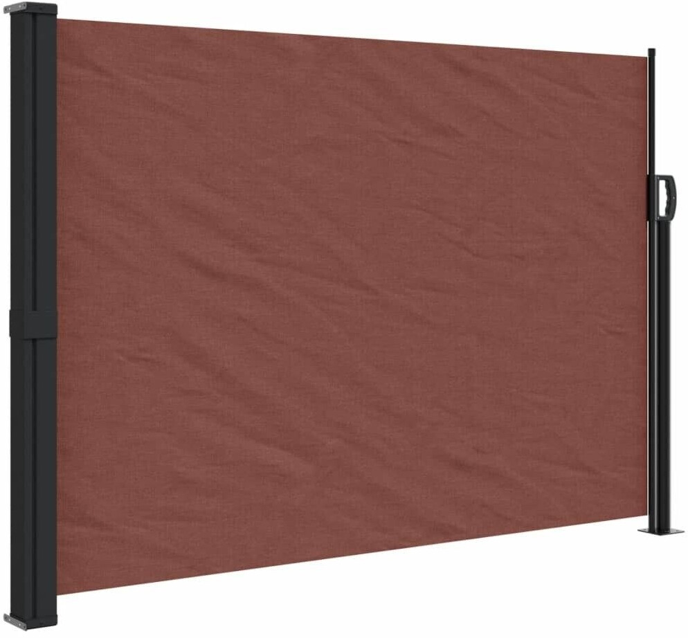 vidaXL Seitenmarkise Ausziehbar 140x600 cm Braun (4004509)