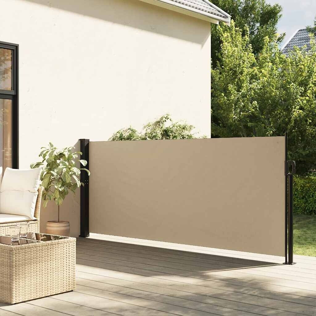 vidaXL Seitenmarkise Ausziehbar 140x600 cm Beige (4004510)