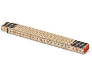 Metrie Folding rule 2 m Slimboy glass birch