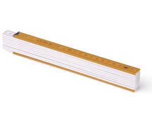 Metrie Folding rule 2 m Block 52 white ochre
