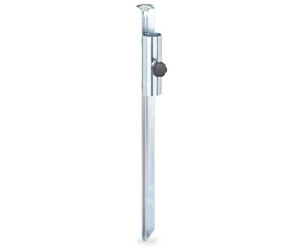 Relaxdays Drive-in ground socket Silver up to 35 mm