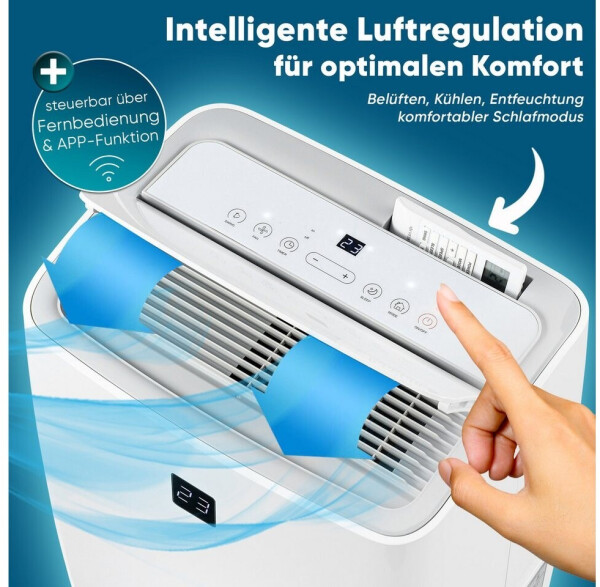 VESKA Mobiles Klimagerät 4in1 schwarz, Bild 4