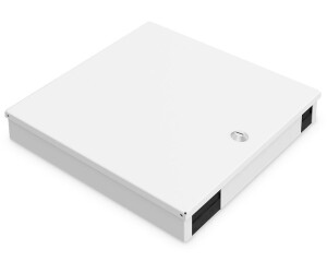 Digitus DN-96800M-2 LWL-Spleißbox 48 Fasern IP20 Schutzklasse Wandmontage Glasfaser Unibox Grau