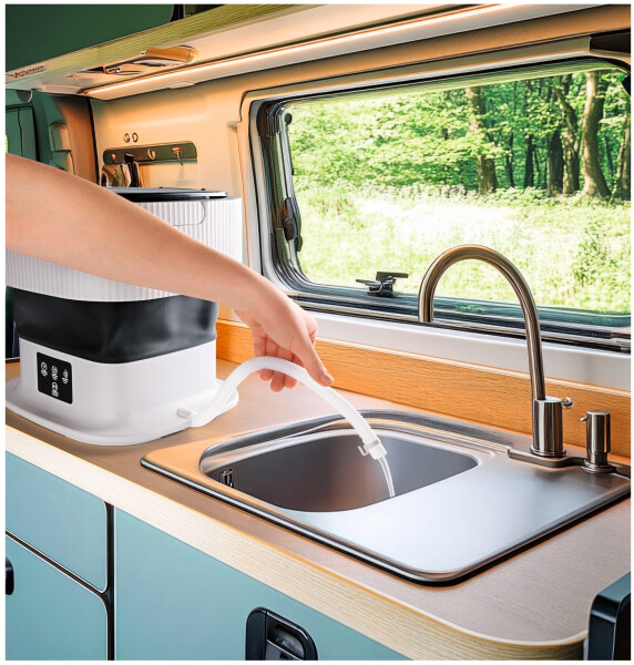 CLEANmaxx Mini-Waschmaschine faltbar, Bild 2