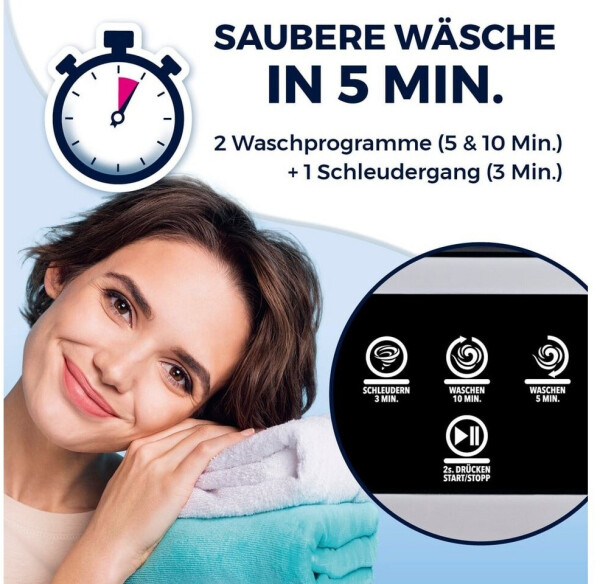 CLEANmaxx Mini-Waschmaschine faltbar, Bild 7