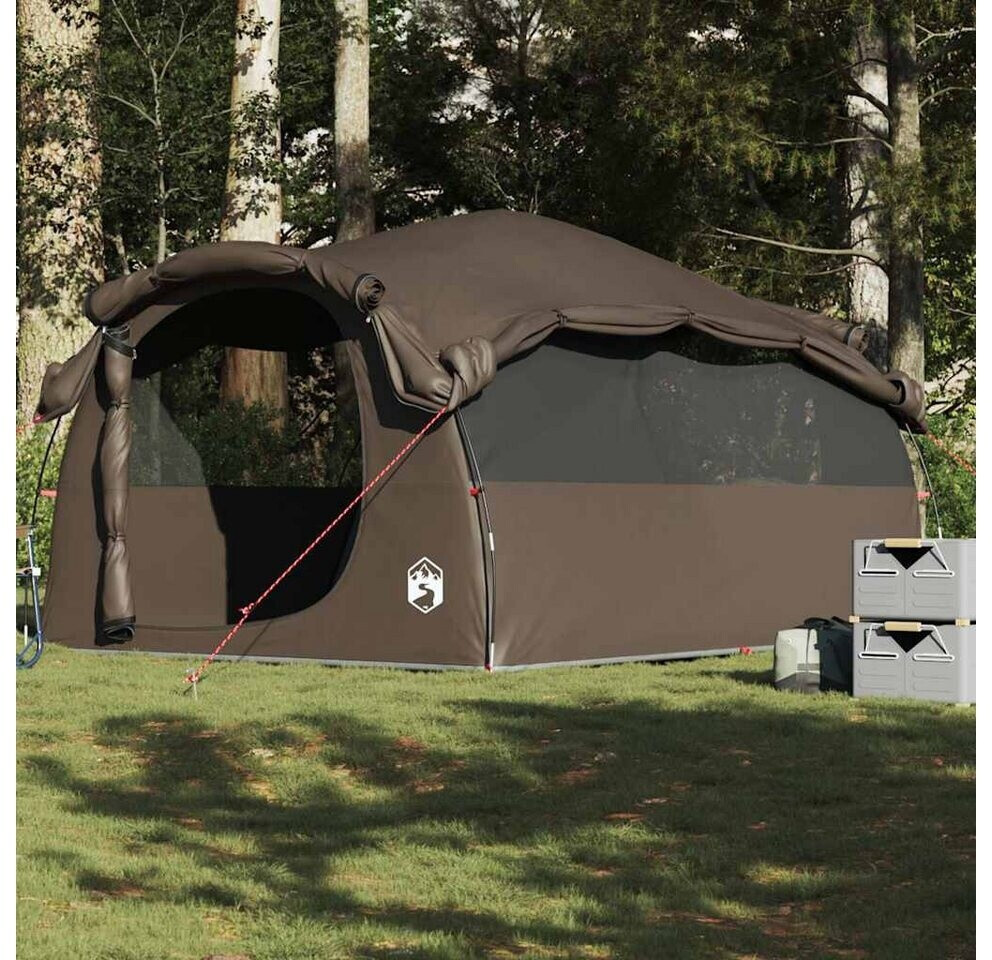 vidaXL Tunnel tent for 6 people Brown
