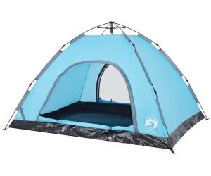 vidaXL Trekking-Zelt 4 Personen Schnellffnung blau ab 49.64  | Vergleiche  7 Angebote auf idealo.de