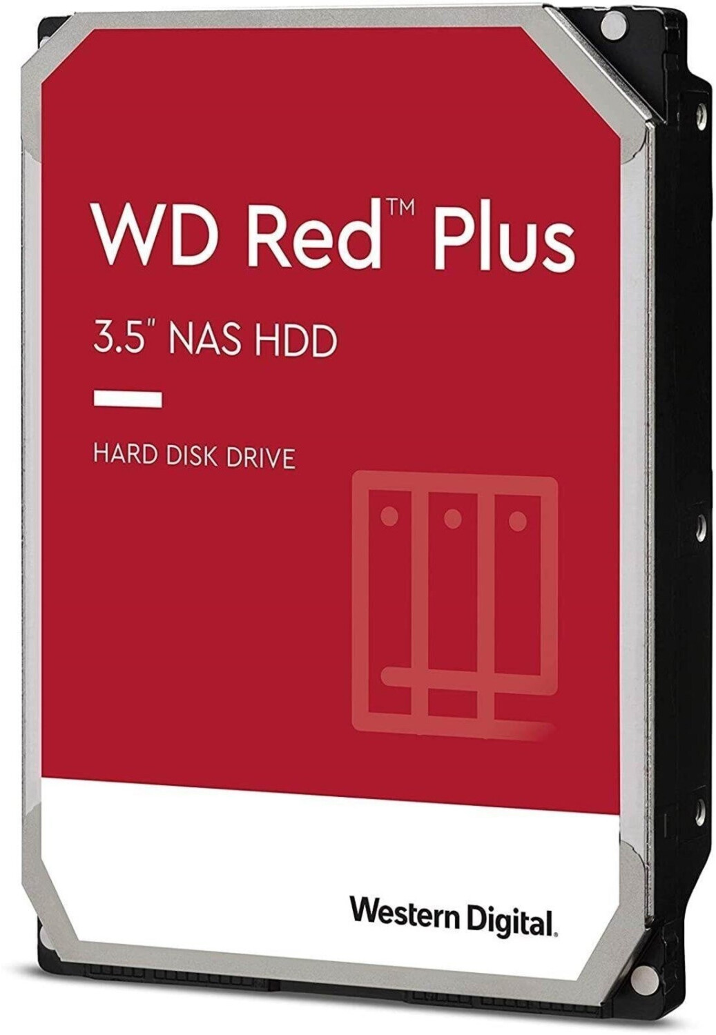 WD Red Plus 10TB NAS Internal Hard Drive – 3.5" SATA, 7200RPM, WD100EFGX
