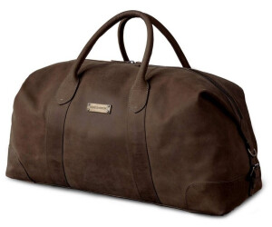 DRAKENSBERG Weekender 'David' - leather duffle bag, large carryall and gym bag in vintage design, for travel and sports, ladies, men, handm 並行輸入品