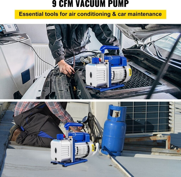 VEVOR 2-Stufig 9CFM Vakuumpumpe, Bild 2