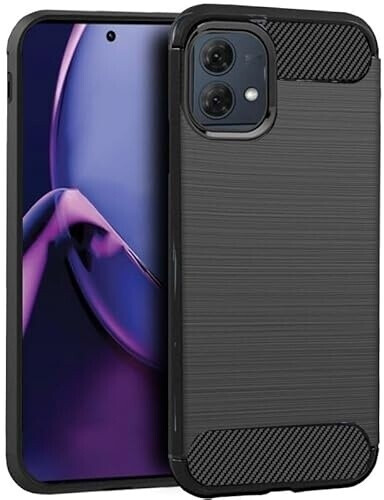Cool Accesorios Schutzhülle für Motorola Moto G84 5G Kohlenschwarz