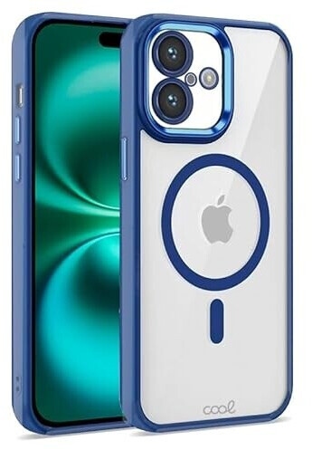 Cool Accesorios Magnetic Case for iPhone 16 Plus navy Border