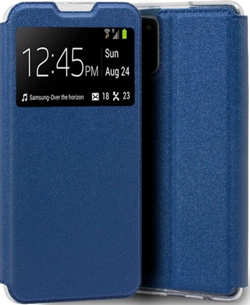 Cool Accesorios Buchschutzhülle für Samsung A025/Galaxy A02s Smooth Blau