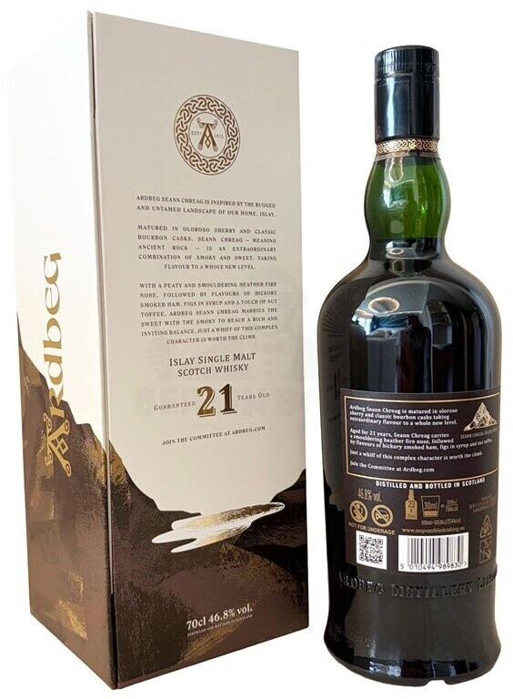 Ardbeg 21 Years Old Seann Chreag 0,7 l 46,8% ab 409,99 € (Mai 2026