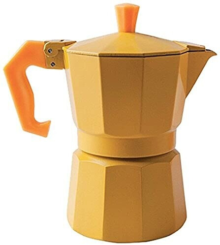 Excelsa Chicco Color espresso pot yellow pot, for 2 cups,