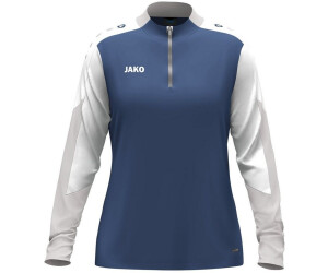 JAKO Maglia Ziptop Dynamic Donna – Grigio Chiaro/bianco, Taglia M – Abbigliamento Sportivo In Poliestere Riciclato