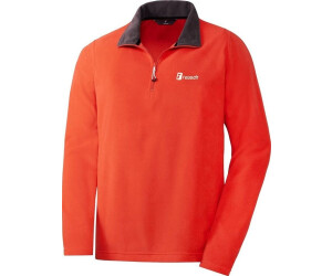 Reusch Lightweight half-zip fleece shirt orange