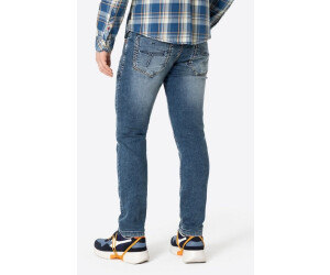 Jeans Uomo Timezone GERRITTZ Regular Blu: Vita Media, Vestibilità Dritta, Misto Cotone Con Elastan